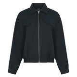 Bassike Raised Twill Western Jacket in Black