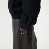 Bassike Raised Twill Western Jacket in Black