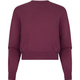 Bassike Fleece Baby Sweat in Faded Plum