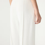 Bassike Refined Pinstitch Pant in White