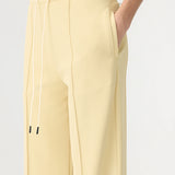 Bassike Refined Pinstitch Pant in Lemon Glaze
