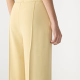 Bassike Refined Pinstitch Pant in Lemon Glaze
