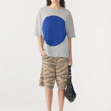 Bassike Slouch Dot Print Short Sleeve T-Shirt