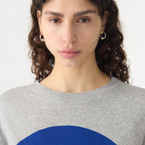 Bassike Slouch Dot Print Short Sleeve T-Shirt
