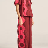 Ilio Nema Belus Pants in Pink and Red