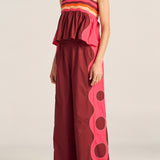Ilio Nema Belus Pants in Pink and Red