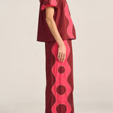 Ilio Nema Belus Pants in Pink and Red