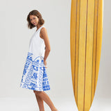 Binny Blue Crush Shift Dress