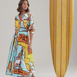 Binny Three Blue Ducks Shift Dress