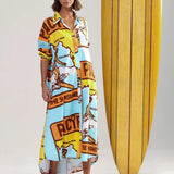 Binny Three Blue Ducks Shift Dress