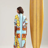 Binny Three Blue Ducks Shift Dress