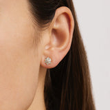 By Charlotte Bloom Within Lotus Stud Earrings in Silver