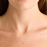 By Charlotte Sweet Droplet Diamond Necklace in 14K Gold