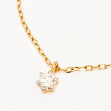 By Charlotte Sweet Droplet Diamond Necklace in 14K Gold