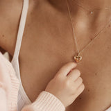 By Charlotte Sweet Droplet Diamond Necklace in 14K Gold