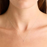 By Charlotte Sweet Droplet Diamond Necklace in 14K White Gold