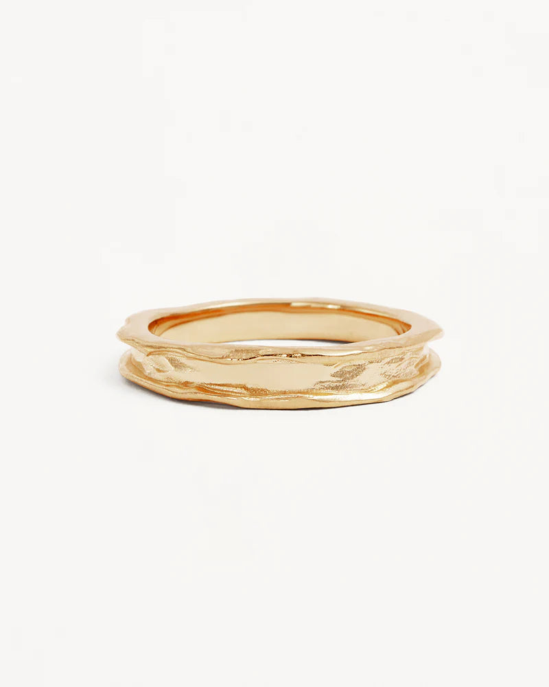 By Charlotte Beneath The Sea Ring in 18K Gold Vermeil