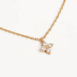 By Charlotte Crystal Bloom Necklace in 18K Gold Vermeil
