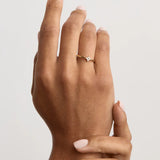 By Charlotte Crystal Bloom Ring in 18K Gold Vermeil