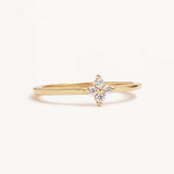 By Charlotte Crystal Bloom Ring in 18K Gold Vermeil