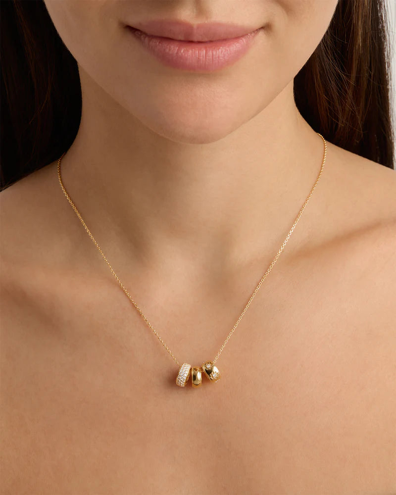 By Charlotte New Beginnings Lotus Charm in 18K Gold Vermeil