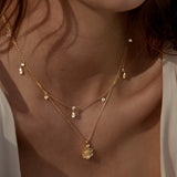 By Charlotte No Rain, No Flowers Choker in 18K Gold Vermeil