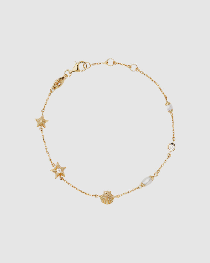 By Charlotte Ocean Dreaming Bracelet in 18K Gold Vermeil