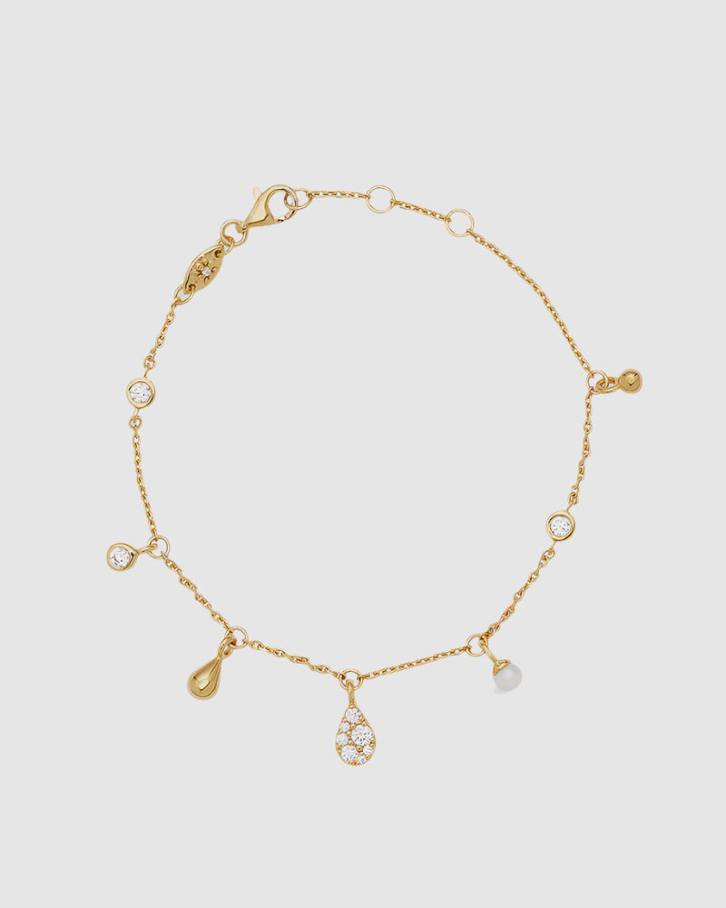 By Charlotte Ocean Mist Bracelet in 18K Gold Vermeil