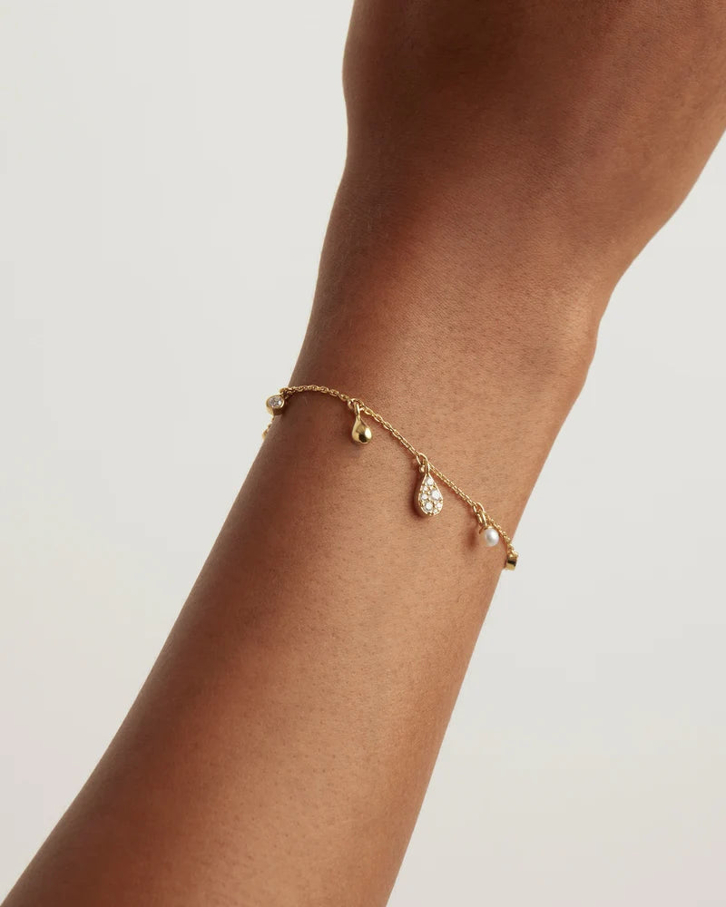 By Charlotte Ocean Mist Bracelet in 18K Gold Vermeil