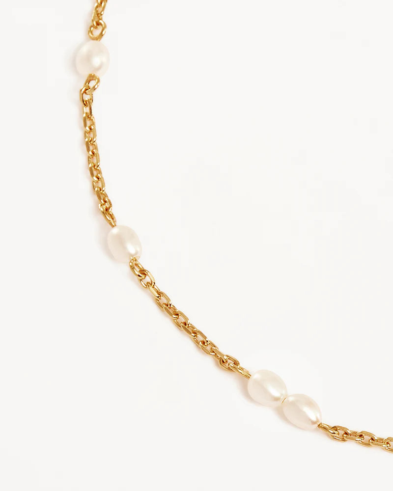 By Charlotte Serene Dreams Pearl Bracelet in 18K Gold Vermeil