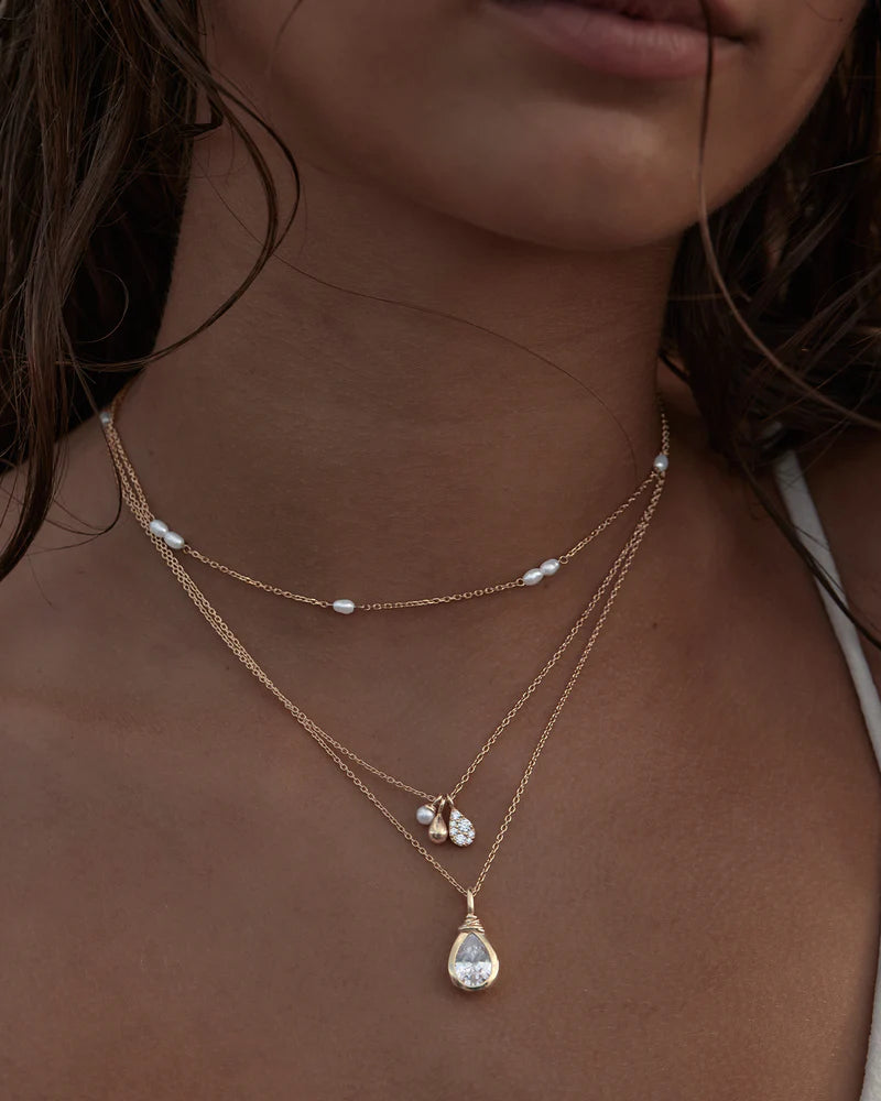 By Charlotte Serene Dreams Pearl Choker in 18K Gold Vermeil