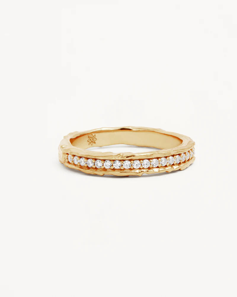 By Charlotte Sunkissed Horizon Ring in 18K Gold Vermeil