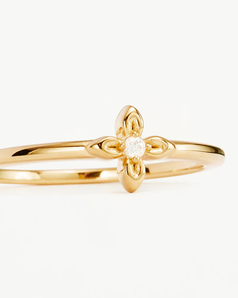 By Charlotte Live In Light Ring in 18K Gold Vermeil