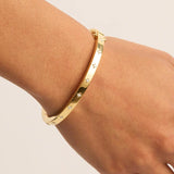 By Charlotte Live In Love Bangle in 18K Gold Vermeil