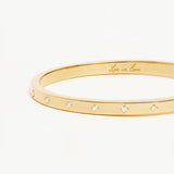 By Charlotte Live In Love Bangle in 18K Gold Vermeil
