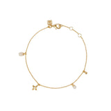 By Charlotte Live in Peace Bracelet in 18K Gold Vermeil