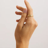 By Charlotte Begin Again Band Ring in 18K Gold Vermeil