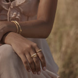 By Charlotte Begin Again Band Ring in 18K Gold Vermeil