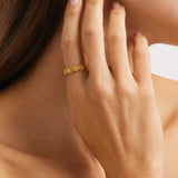 By Charlotte Bloom With Grace Ring in 18K Gold Vermeil