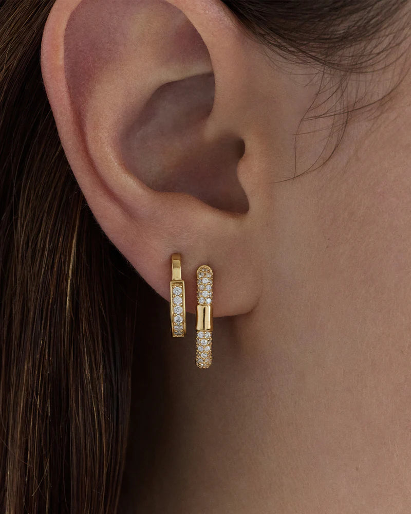 By Charlotte Unlock Your Potential Hoops in 18K Gold Vermeil