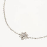 By Charlotte Bloom Within Lotus Bracelet in Silver