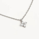 By Charlotte Crystal Bloom Necklace in Silver