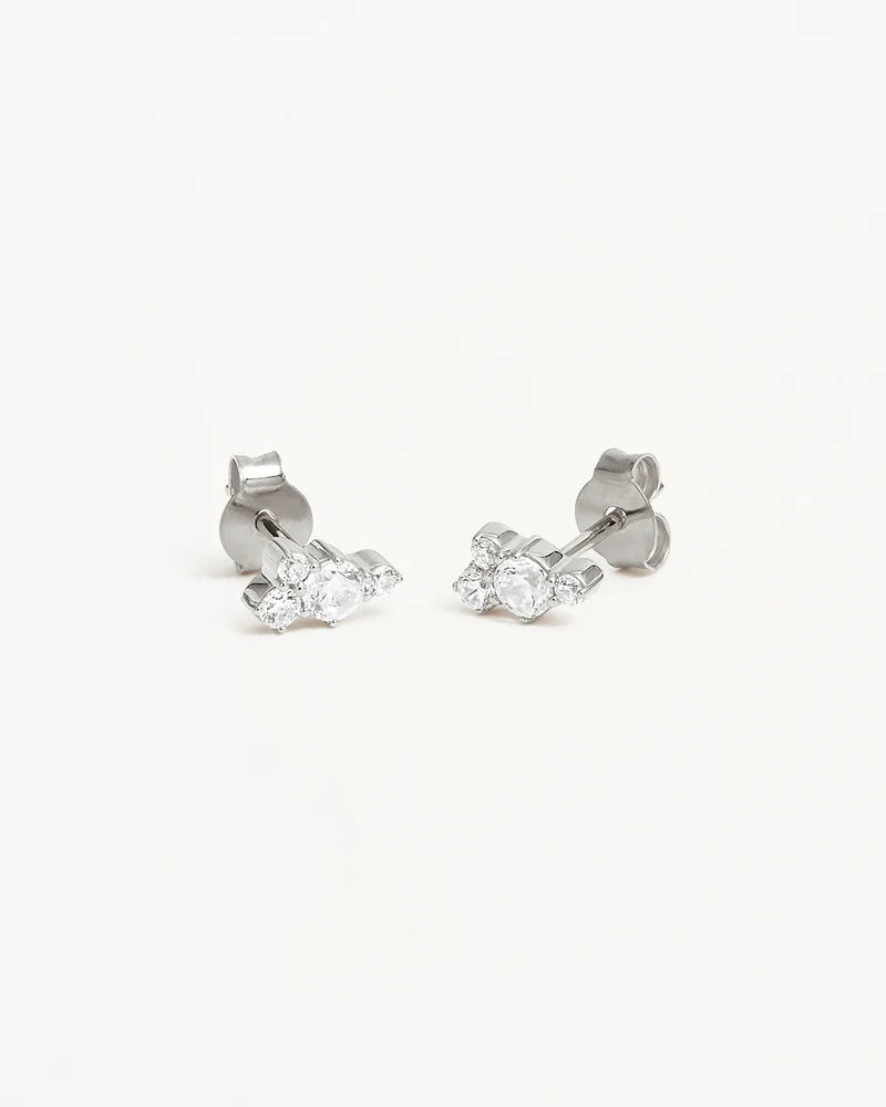 By Charlotte Mist Stud Earrings in Silver