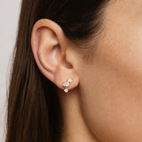 By Charlotte No Rain, No Flowers Stud Earrings in Silver