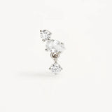 By Charlotte No Rain, No Flowers Stud Earrings in Silver