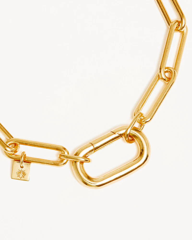 By Charlotte With Love Annex Link Bracelet in Gold