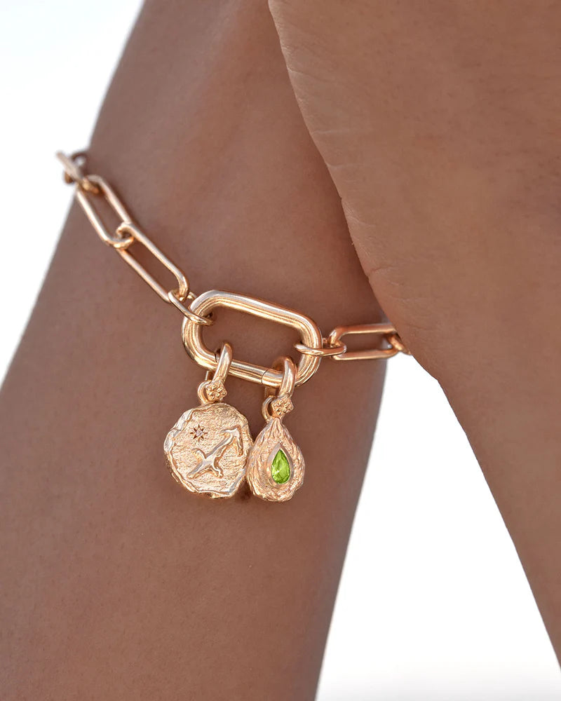 By Charlotte With Love Annex Link Bracelet in Gold