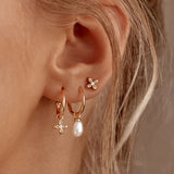 By Charlotte Live in Light Stud Earrings in 18K Gold Vermeil