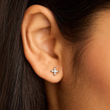 By Charlotte Live in Light Stud Earrings in Sterling Silver