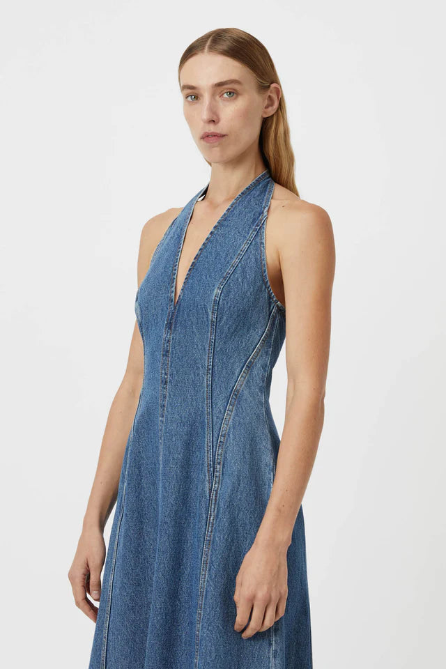 Camilla and Marc Cascadia Denim Dress in Classic Blue